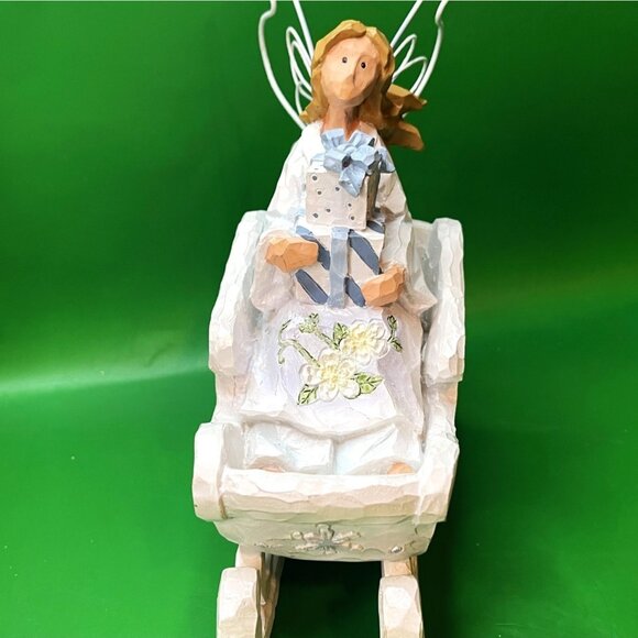 Roman Angel Accents Cheer 71464 Sleigh Figurine Christmas Tabletop 2001 Gift - Picture 5 of 14
